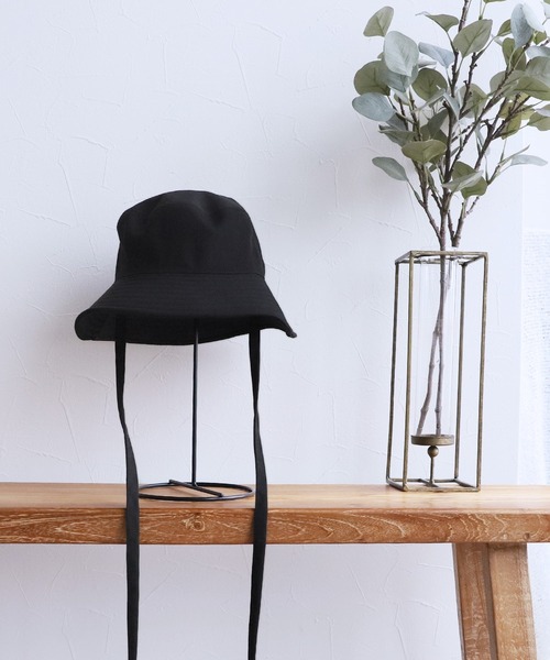 reca（レカ）の「【ZOZOTOWN限定】2wayリボン付きバケットハット（ハット・レディース・キナリ/ブラック・ONE SIZE）」の21枚目の写真