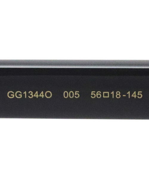 GUCCI(グッチ)の「【GUCCI/グッチ】スクエア メガネ GG1344O 005(メガネ・メンズ・ブラック・FREE)」の2枚目の写真