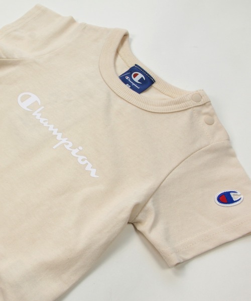 Champion(チャンピオン)の「champion / チャンピオン ロゴ半袖カバーオール(ロンパース・キッズ・ブラック/ベージュ/ネイビー/オレンジ/ホワイト/グリーン・80cm/70cm)」の18枚目の写真