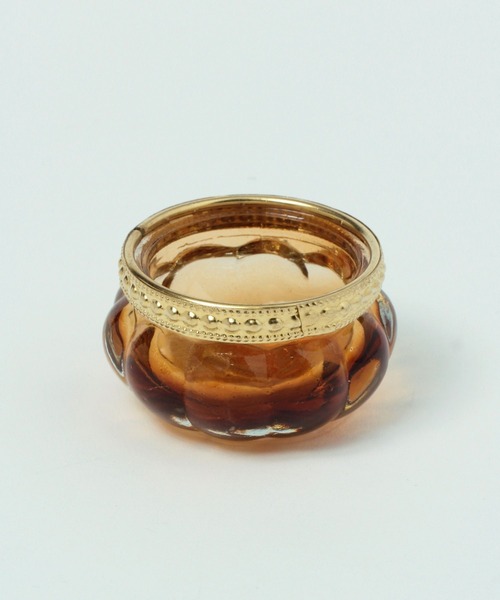 studio CLIP（スタディオクリップ）の「【daily CLIP】ガラスポット　パンプキン（インテリア雑貨・レディース・その他3/オレンジ/グリーン・FREE）」の3枚目の写真