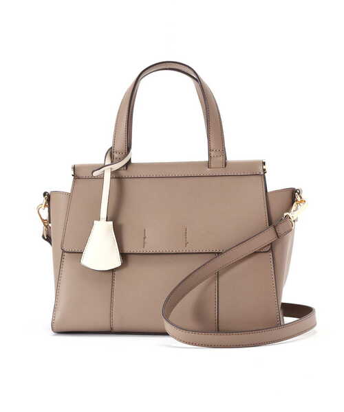 N.（N. Natural Beauty Basic）（エヌエヌナチュラルビューティーベーシック）の「◆フラップデザイン２ｗａｙショルダーバッグ（ショルダーバッグ・レディース・ブラック/グレイッシュベージュ/レモンイエロー・ﾌﾘ-）」の15枚目の写真