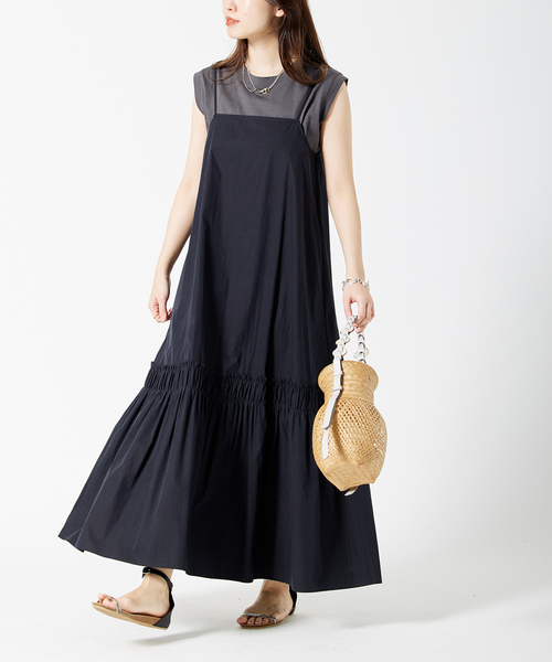 コンパクトトップキャミソールワンピース