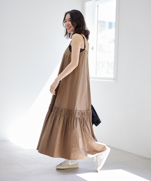 コンパクトトップキャミソールワンピース