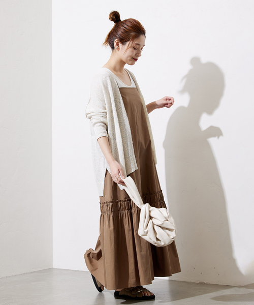 コンパクトトップキャミソールワンピース