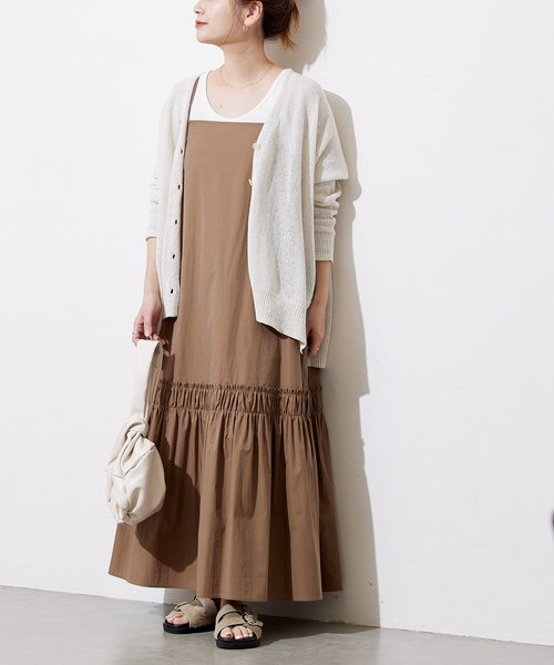 コンパクトトップキャミソールワンピース