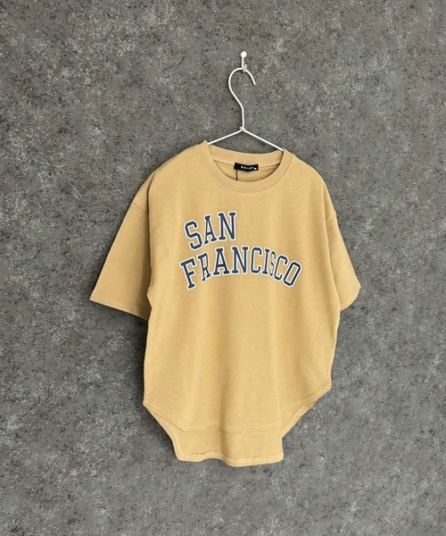 THE CASUAL(カジュアル)の「BIGシルエット 半袖ヘムT(Tシャツ/カットソー・キッズ・ミント/ホワイト系その他2/グレー系その他/チャコール/ホワイト系その他3/ベージュ/ダークグリーン系/ネイビー系/オレンジ/ダークグリーン/杢グレー/オフホワイト/ホワイト系その他/ベージュ系その他/ネイビー/ダークグリーン系1・160cm/140cm/120cm/130cm/110cm/150cm)」の8枚目の写真