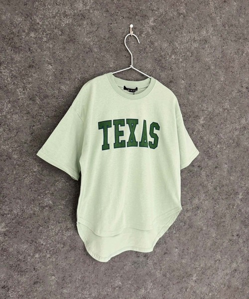 THE CASUAL(カジュアル)の「BIGシルエット 半袖ヘムT(Tシャツ/カットソー・キッズ・ミント/ホワイト系その他2/グレー系その他/チャコール/ホワイト系その他3/ベージュ/ダークグリーン系/ネイビー系/オレンジ/ダークグリーン/杢グレー/オフホワイト/ホワイト系その他/ベージュ系その他/ネイビー/ダークグリーン系1・160cm/140cm/120cm/130cm/110cm/150cm)」の11枚目の写真