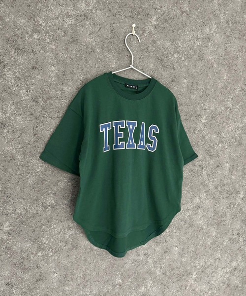 THE CASUAL(カジュアル)の「BIGシルエット 半袖ヘムT(Tシャツ/カットソー・キッズ・ミント/ホワイト系その他2/グレー系その他/チャコール/ホワイト系その他3/ベージュ/ダークグリーン系/ネイビー系/オレンジ/ダークグリーン/杢グレー/オフホワイト/ホワイト系その他/ベージュ系その他/ネイビー/ダークグリーン系1・160cm/140cm/120cm/130cm/110cm/150cm)」の10枚目の写真