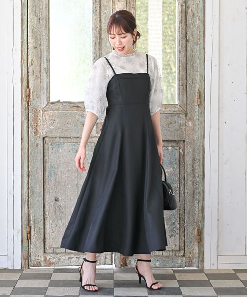 rps（アールピーエス）の「フレアーキャミワンピース（ワンピース・レディース・グレー/ライトカーキ/ブラック/ネイビー・フリー）」の21枚目の写真