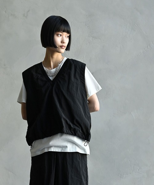 funda mine（ファンダマイン）の「funda mine 【セットアップ対応可】ナイロンドライワッシャーベスト（ベスト・レディース・ブラック・FREE）」の9枚目の写真