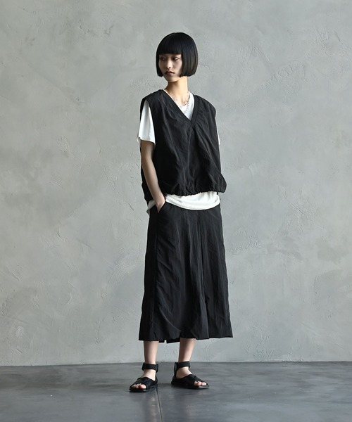 funda mine（ファンダマイン）の「funda mine 【セットアップ対応可】ナイロンドライワッシャーベスト（ベスト・レディース・ブラック・FREE）」の4枚目の写真