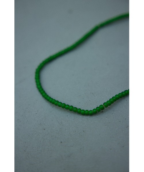 BLACK BY MOUSSY（ブラックバイマウジー）の「glass beads necklace（グラスビーズネックレス）（ネックレス・レディース・グリーン・FREE）」の3枚目の写真