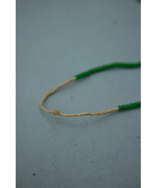 BLACK BY MOUSSY（ブラックバイマウジー）の「glass beads necklace（グラスビーズネックレス）（ネックレス・レディース・グリーン・FREE）」の4枚目の写真
