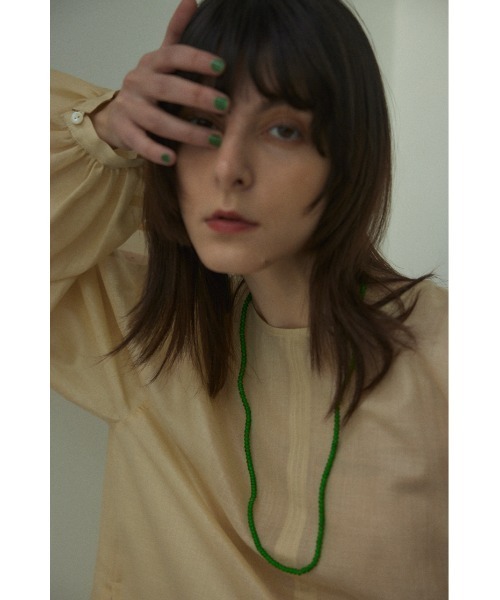 BLACK BY MOUSSY（ブラックバイマウジー）の「glass beads necklace（グラスビーズネックレス）（ネックレス・レディース・グリーン・FREE）」の5枚目の写真