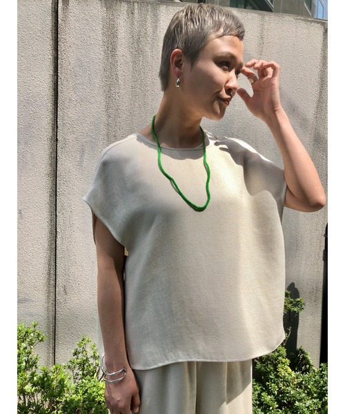 BLACK BY MOUSSY（ブラックバイマウジー）の「glass beads necklace（グラスビーズネックレス）（ネックレス・レディース・グリーン・FREE）」の8枚目の写真