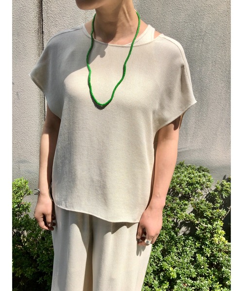 BLACK BY MOUSSY（ブラックバイマウジー）の「glass beads necklace（グラスビーズネックレス）（ネックレス・レディース・グリーン・FREE）」の7枚目の写真