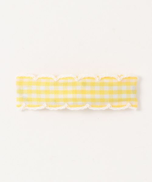 bibmilk（ビブミルク）の「BIBMILK GINGHAM TAPE SLEEP PIN 6cm（ヘアピン・キッズ・ブラック/ライラック系/オレンジ/ブルー/レッド/グリーン/ピンク/イエロー・ONE SIZE）」の7枚目の写真