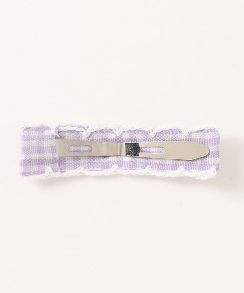 bibmilk（ビブミルク）の「BIBMILK GINGHAM TAPE SLEEP PIN 6cm（ヘアピン・キッズ・ブラック/ライラック系/オレンジ/ブルー/レッド/グリーン/ピンク/イエロー・ONE SIZE）」の9枚目の写真