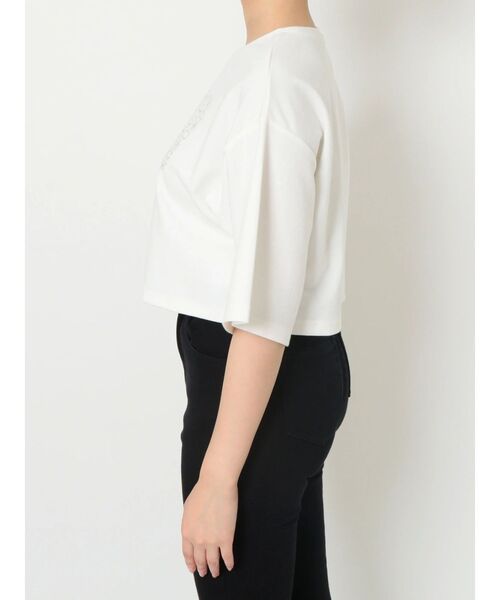 MURUA(ムルーア)の「モノグラムTシャツ(Tシャツ/カットソー・レディース・ホワイト/ブラック・FREE)」の9枚目の写真