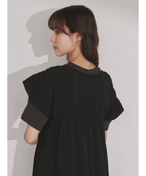 merry jenny（メリージェニー）の「flower ribbonギャザーワンピース（ワンピース・レディース・オフホワイト/ブラック/ミント・FREE）」の19枚目の写真