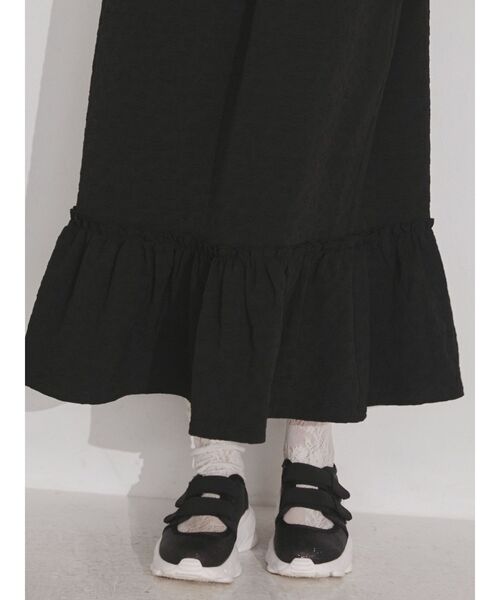 merry jenny（メリージェニー）の「flower ribbonギャザーワンピース（ワンピース・レディース・オフホワイト/ブラック/ミント・FREE）」の20枚目の写真