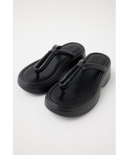 MOUSSY（マウジー）の「PLATFORM THONG SANDAL（サンダル・レディース・ホワイト/ブラック・SMALL/MEDIUM/LARGE）」の3枚目の写真