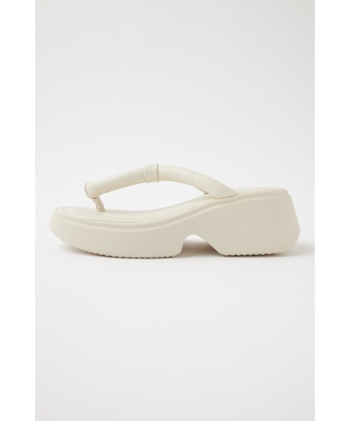moussy ホワイトサンダル MOUSSYホワイトサンダル - メルカリ