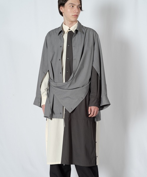 ジャケット・アウター Wizzard DOCKING LAYERED SHIRTS COAT 2 Wizzard（ウィザード）の「Wizzard ウィザード / LAYERED SHIRTS COAT