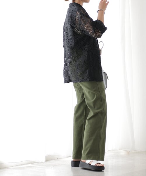 frames RAY CASSIN（フレームスレイカズン）の「レーステーラードジャケット（テーラードジャケット・レディース・キナリ/オフホワイト/ブラック・FREE）」の7枚目の写真