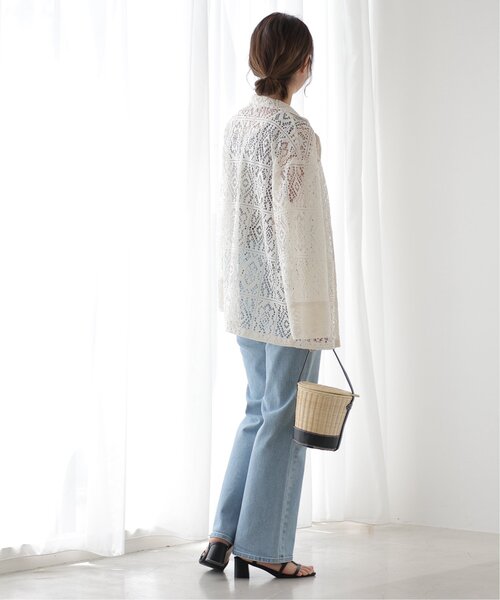 frames RAY CASSIN（フレームスレイカズン）の「レーステーラードジャケット（テーラードジャケット・レディース・キナリ/オフホワイト/ブラック・FREE）」の15枚目の写真