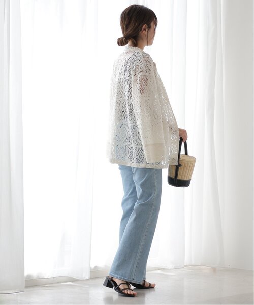 frames RAY CASSIN（フレームスレイカズン）の「レーステーラードジャケット（テーラードジャケット・レディース・キナリ/オフホワイト/ブラック・FREE）」の19枚目の写真