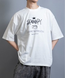 レタリングドミノ　ビッグシルエット TEE