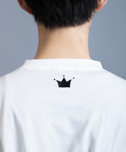 En serio TOKYO（エンソリオトーキョー）の「レタリングドミノ　ビッグシルエット TEE（Tシャツ/カットソー・メンズ・ブラック/ホワイト・L/M）」の4枚目の写真