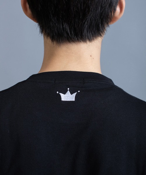 En serio TOKYO（エンソリオトーキョー）の「レタリングドミノ　ビッグシルエット TEE（Tシャツ/カットソー・メンズ・ブラック/ホワイト・L/M）」の7枚目の写真