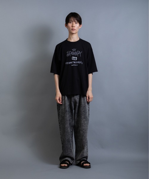En serio TOKYO（エンソリオトーキョー）の「レタリングドミノ　ビッグシルエット TEE（Tシャツ/カットソー・メンズ・ブラック/ホワイト・L/M）」の18枚目の写真