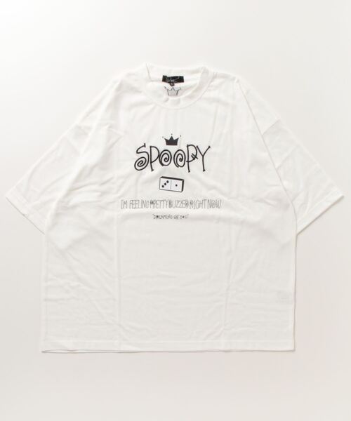 En serio TOKYO（エンソリオトーキョー）の「レタリングドミノ　ビッグシルエット TEE（Tシャツ/カットソー・メンズ・ブラック/ホワイト・L/M）」の21枚目の写真
