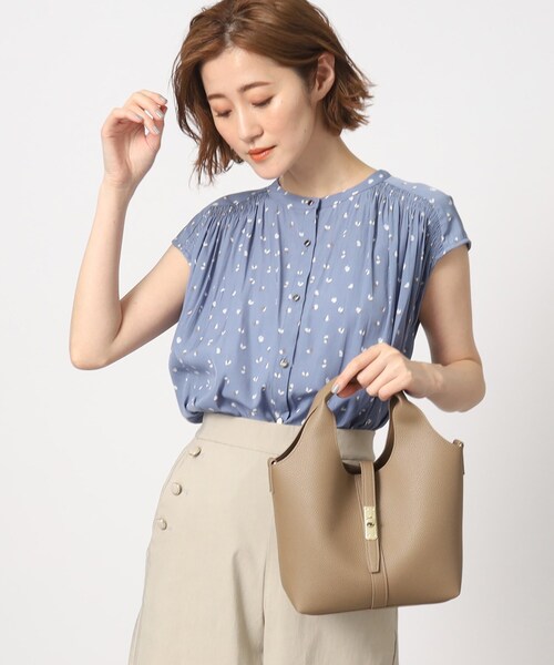 grove(グローブ)の「◆ベルトクリテ2WAYトート(トートバッグ・レディース・ライトグレー/グレー/ブラック/レモンイエロー・00)」の9枚目の写真