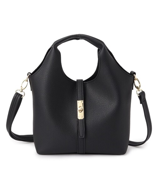 grove(グローブ)の「◆ベルトクリテ2WAYトート(トートバッグ・レディース・ライトグレー/グレー/ブラック/レモンイエロー・00)」の11枚目の写真