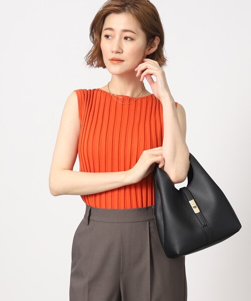 grove(グローブ)の「◆ベルトクリテ2WAYトート(トートバッグ・レディース・ライトグレー/グレー/ブラック/レモンイエロー・00)」の12枚目の写真