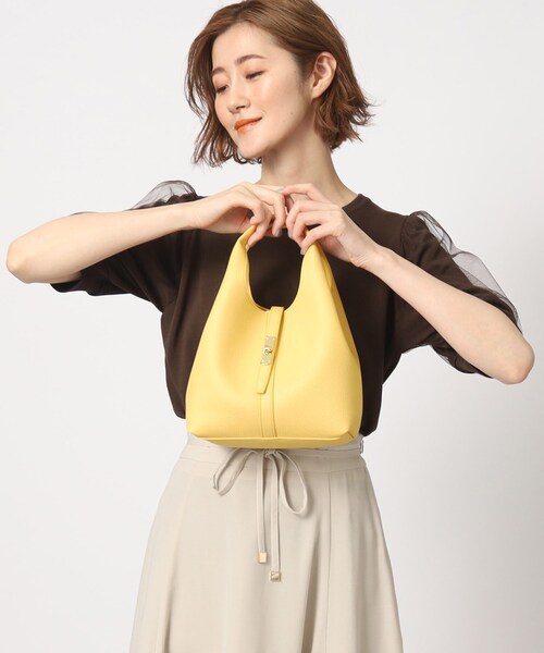 grove(グローブ)の「◆ベルトクリテ2WAYトート(トートバッグ・レディース・ライトグレー/グレー/ブラック/レモンイエロー・00)」の16枚目の写真