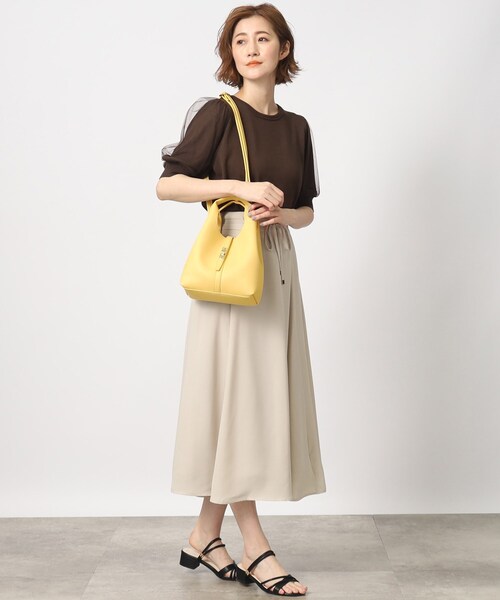 grove(グローブ)の「◆ベルトクリテ2WAYトート(トートバッグ・レディース・ライトグレー/グレー/ブラック/レモンイエロー・00)」の21枚目の写真