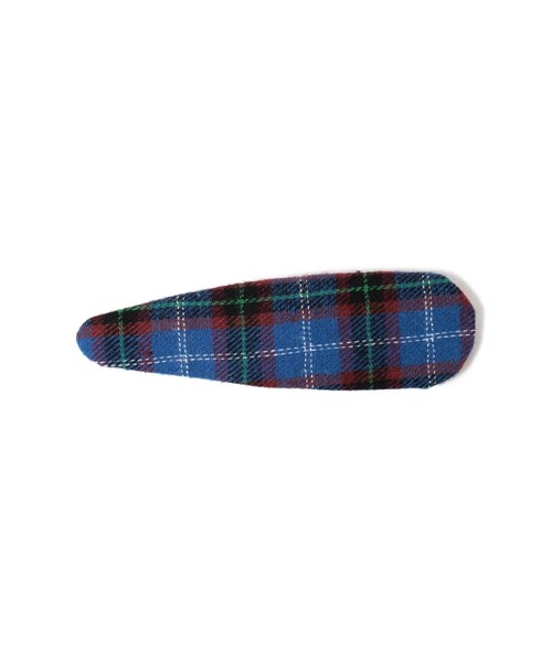 BEAMS BOY（ビームスボーイ）の「BEAMS BOY / チェック柄 スリーピン（ヘアピン・レディース・オレンジ/グリーン/ブルー/レッド・ONE SIZE）」の15枚目の写真