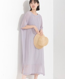 シアードルマンレイヤード半袖Tシャツワンピース
