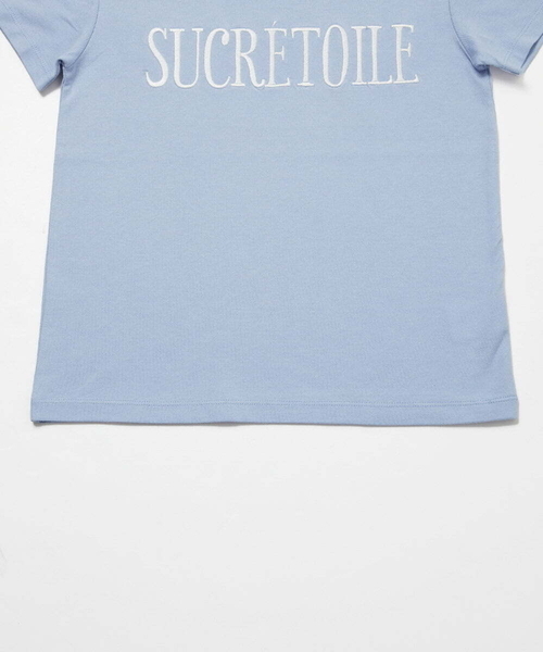 a.v.v（アーヴェヴェ）の「[140-160]オリジナルロゴ刺繍Ｔシャツ（Tシャツ/カットソー・キッズ・ホワイト/ライトブルー/ブラック・150/140/160）」の7枚目の写真