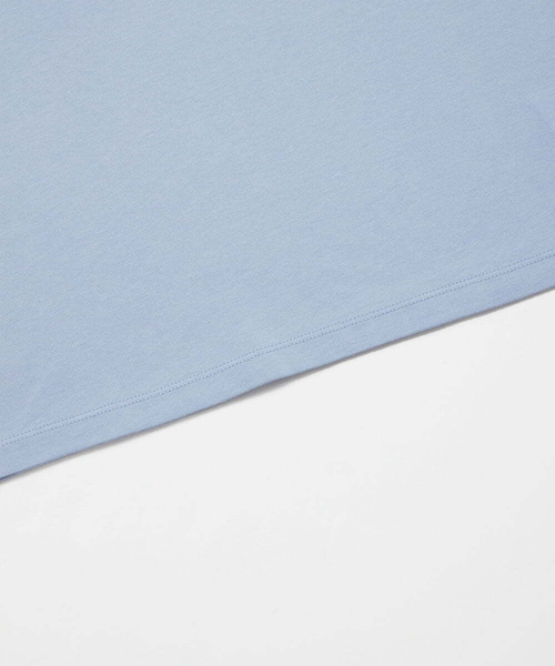 a.v.v（アーヴェヴェ）の「[140-160]オリジナルロゴ刺繍Ｔシャツ（Tシャツ/カットソー・キッズ・ホワイト/ライトブルー/ブラック・150/140/160）」の8枚目の写真