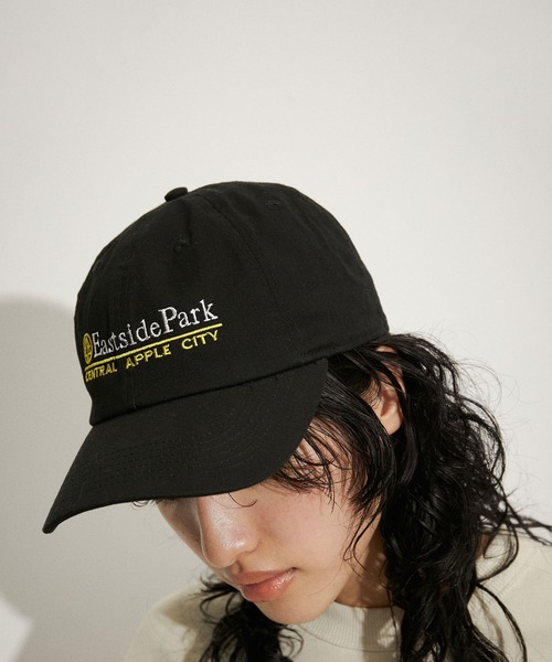 PARROTT CANVAS(パロットキャンバス)の「【PARROTT CANVAS】EAST SIDE PARK CAP(キャップ・レディース・イエロー/ブラック/ホワイト・FREE)」の3枚目の写真