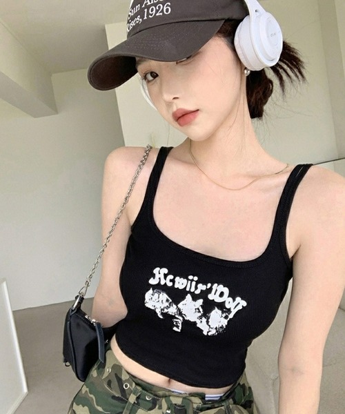 CHANEL キャミソール　nikoniko XSサイズあり【IRMA/イルマ】ラメニット/ フロントタック