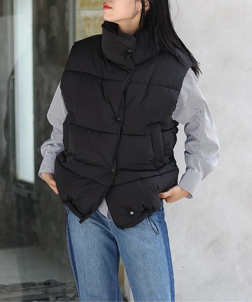 COLONY 2139（コロニートゥーワンスリーナイン）の「先染めストライプオーバーロングシャツ（シャツ/ブラウス・レディース・グレイッシュベージュ/チャコールグレー・FREE）」の9枚目の写真