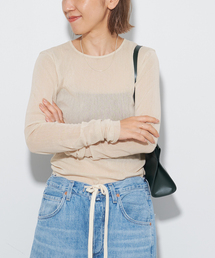 plage | 《追加》Mesh Sheer ロンT5(Tシャツ/カットソー)