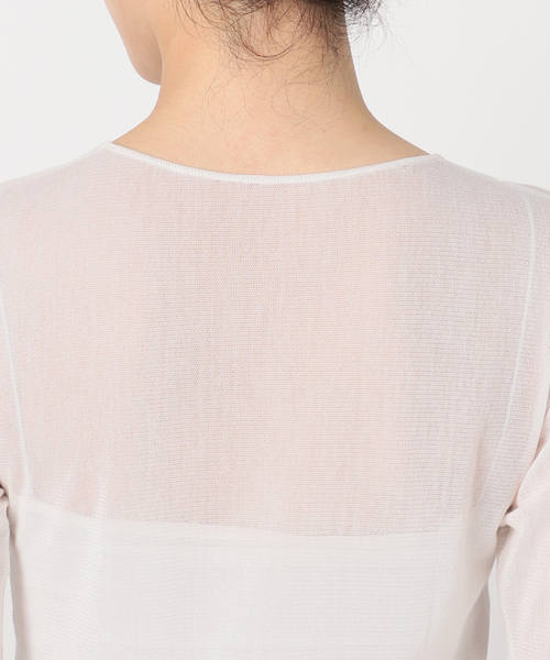 plage（プラージュ）の「《追加》Mesh Sheer ロンT5（Tシャツ